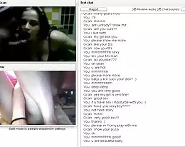 horny para Chatroulette #75 ssać i pieprzyć